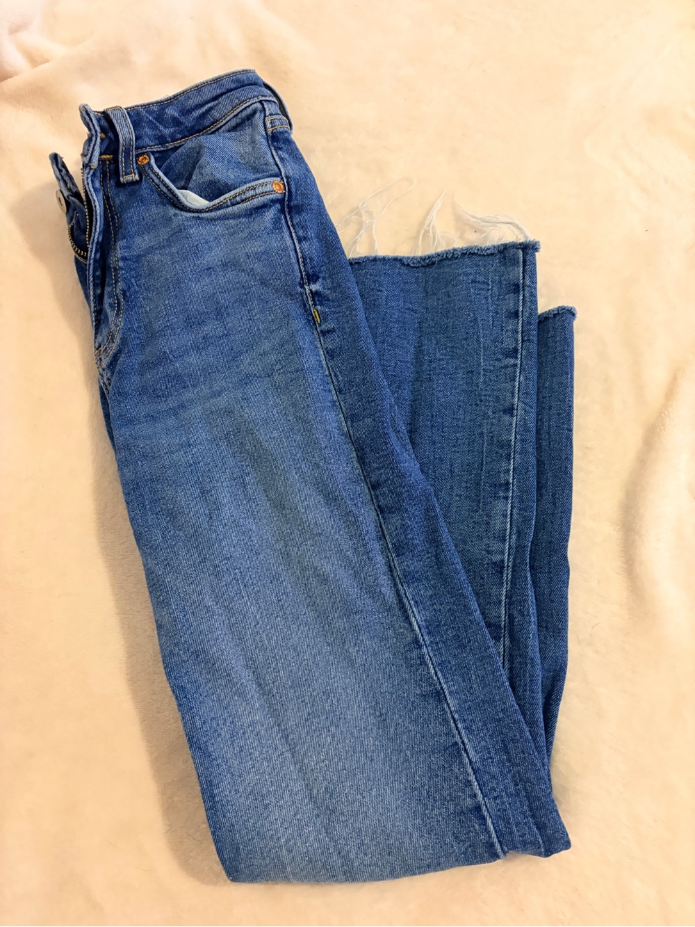 Zara Straight Leg Jeans 👖🫐